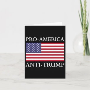 Carte Chemise anti-Trump - Le drapeau américain résiste