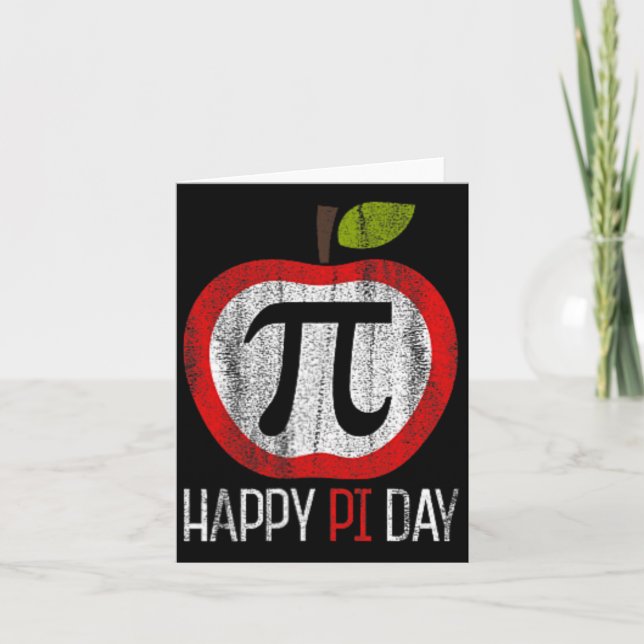 Carte Chemise Apple Pi Math  (Devant)