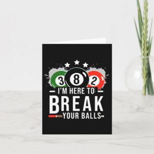 Carte Chemise billard de la piscine - Billard Pool Break
