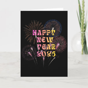 Carte Chemise Bonne Année 2026 pour femmes Fête de vacan