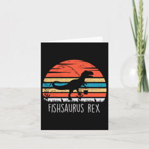 Carte Chemise Cadeaux De Pêche Pour Garçons Fishsaurus T