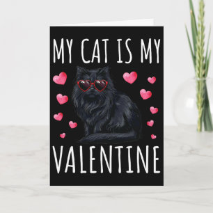 Carte Chemise Chat Noir Femmes Hommes Mon Chat Est Mon V
