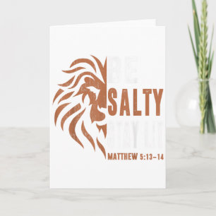 Carte Chemise chrétienne Papa Sois Salé Reste Allumé Hom