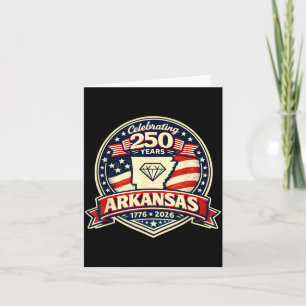 Carte Chemise commémorative 250 ans de l'Arkansas Patrio