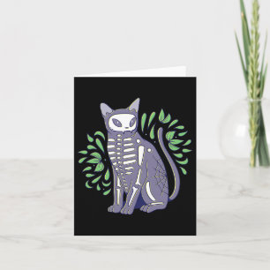 Carte Chemise crâne - Kitty Skeleton Costume d'Halloween