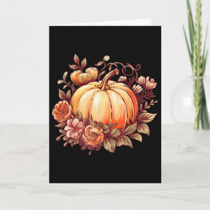 Carte Chemise d'automne pour femmes Graphique de citroui