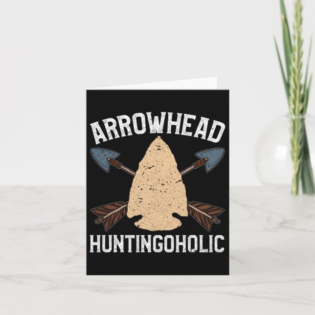 Carte Chemise de chasseur de flèche drôle Arrowhead Hunt (Devant)