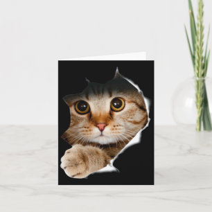 Carte Chemise de chat Cadeaux drôles d'amoureux de chats