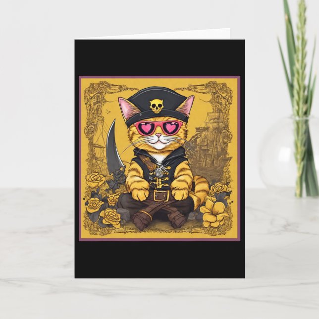 Carte Chemise de chat de la Saint-Valentin Tab  (Devant)