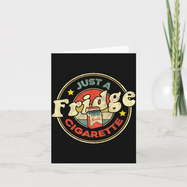 Carte Chemise de cigarette de réfrigérateur juste un gra (Devant)