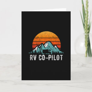 Carte Chemise de copilote de camping-car Cadeau de voyag