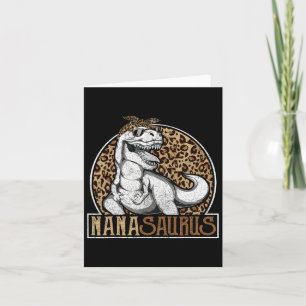 Carte Chemise de dinosaure Nanasaurus Nana Léopard 