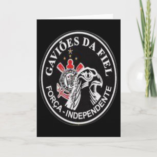 Carte Chemise de fan de football de Corinthians légère C