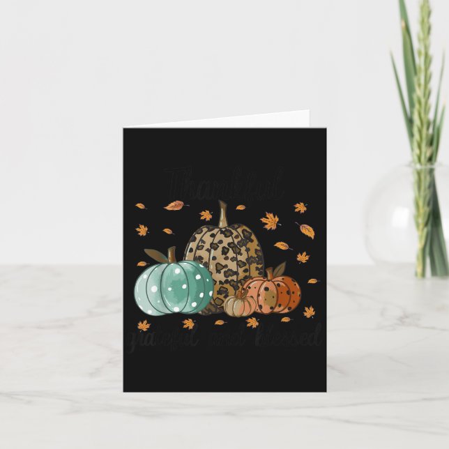 Carte Chemise de femme reconnaissante bénie drôle Ch (Devant)