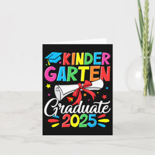 Carte Chemise de fin d'études de maternelle 2025 Enfants