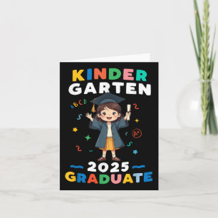 Carte Chemise de fin d'études de maternelle pour enfants