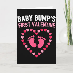 Carte Chemise de grossesse pour la Saint-Valentin Bébé e