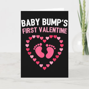 Carte Chemise de grossesse pour la Saint-Valentin Bébé p