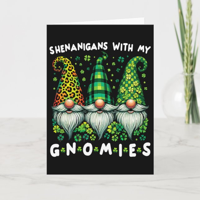 Carte Chemise de la Saint-Patrick pour femmes - Shenanig (Devant)