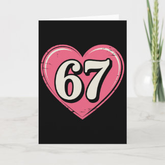 Carte Chemise de la Saint-Valentin 67 6 7 Mème Drôle 67 