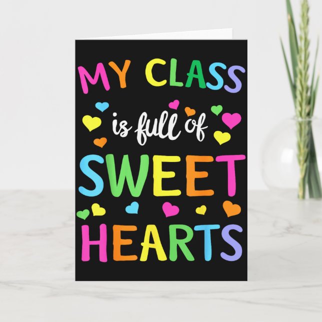 Carte Chemise de la Saint-Valentin pour enseignants Cl P (Devant)