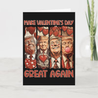 Chemise de la Saint-Valentin Trump Faire la Saint-