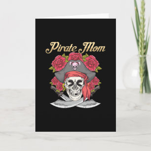 Carte Chemise de maman pirate Cadeau de vacances Jolly R