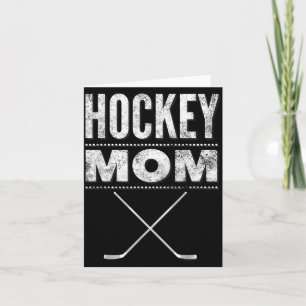 Carte Chemise de mère de hockey pour la fête des mères