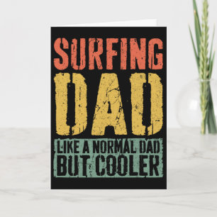 Carte Chemise de papa surfeur hommes Fête des pères Surf