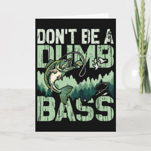 Carte Chemise de pêche N'être pas un B idiot Drôle de fê