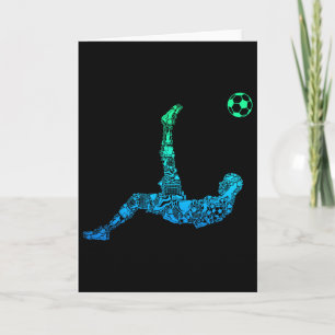Carte Chemise de remise des diplômes de football senior