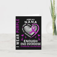 Chemise de sensibilisation à la fin des overdoses 