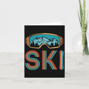 Carte Chemise De Ski D'Hiver Rétro Pour Hommes Femmes Ne