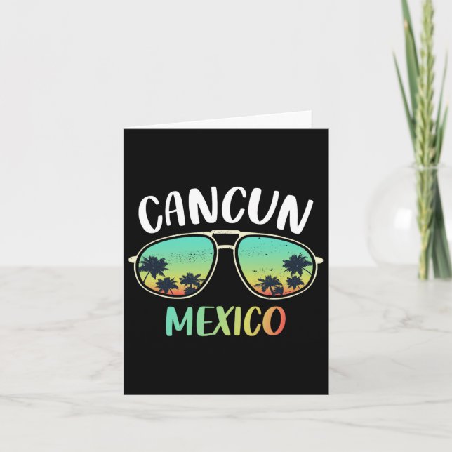 Carte Chemise de Souvenir de Cancun au Mexique pour la F (Devant)