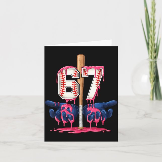 Carte Chemise de style de vie de baseball Gant de baseba (Devant)