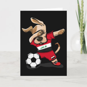 Carte Chemise de supporters de football irakiens Dabbing