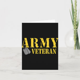 Carte Chemise de vétéran de l'armée fière T-shirt de fie