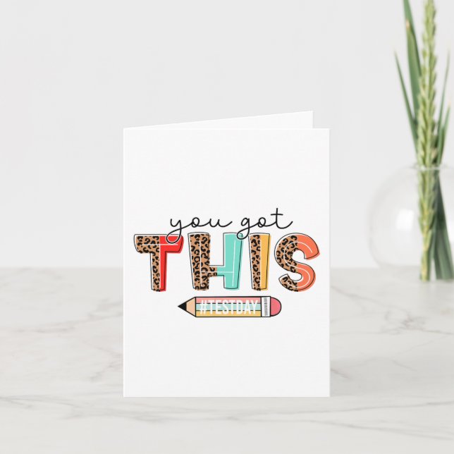 Carte Chemise D'Enseignant De Jour Vous Avez Ce Cadeau P (Devant)