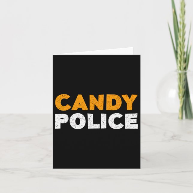 Carte Chemise d'Halloween de la police de Candy (Devant)