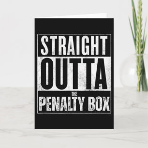 Carte Chemise Droit Sorti De La Cage De Pénalité Drôle D