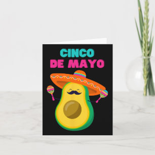 Carte Chemise drôle Cinco De Mayo - Fiesta d'avocat 