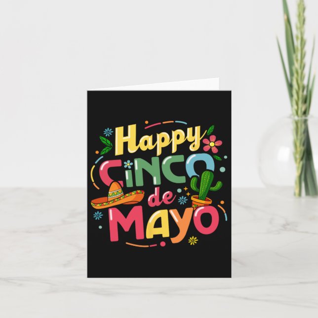 Carte Chemise drôle Cinco De Mayo L'équipe Fiesta 5 De M (Devant)