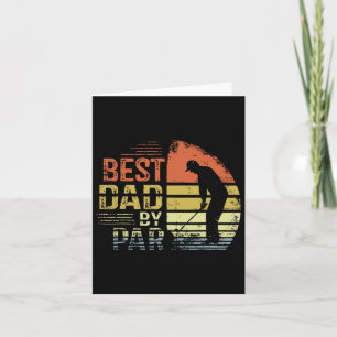 Carte Chemise drôle de papa de golf - Cadeau de fête des