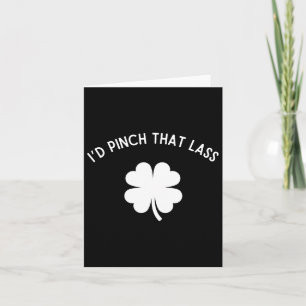 Carte Chemise drôle de St. Patrick pour hommes - Je pinc
