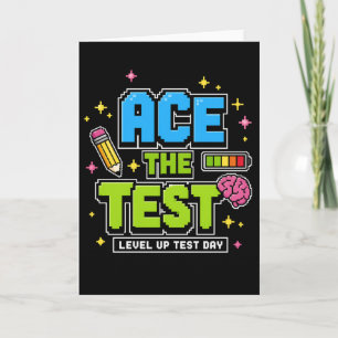 Carte Chemise drôle d'élève Test Ace le test Niveau supé
