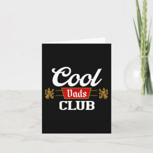 Carte Chemise du club des papas cool Fête des pères de l