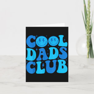 Carte Chemise du club des papas cool T-shirt rétro groov