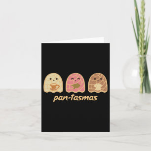 Carte Chemise fantôme Pantasmas mignonne automne pour fe
