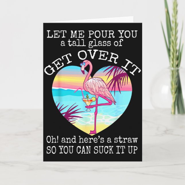 Carte Chemise Flamant Me Permets De Te Conseiller Un Gra (Devant)
