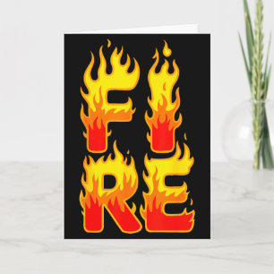 Carte Chemise Flamme de Feu Adulte Enfants Hommes Femmes